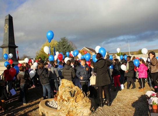 11 novembre 2014 à Charly sur Marne dans l'Aisne