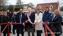 Inauguration de la boulangerie Aux délices d'Elsa à condé en Brie dans le sud de l'Aisne