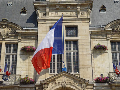 Mairie de Château-Thierry dans le sud de l'aisne