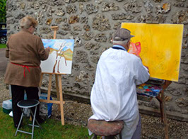 Exposition en hommage à Léon Lhermitte à Mont st Pères dans le sud de l'Asine