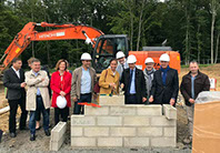POSE DE LA 1ÈRE PIERRE DE LA MAISON DE SANTÉ PLURI-PROFESSIONNELLE à Château-Thierry dans le sud de l'Aisne