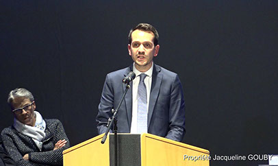 Cérémonie des voeux du Maire de Château-Thierry, Sébastien EUGENE
